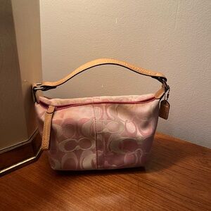 vintage y2k Coach pink mini bag